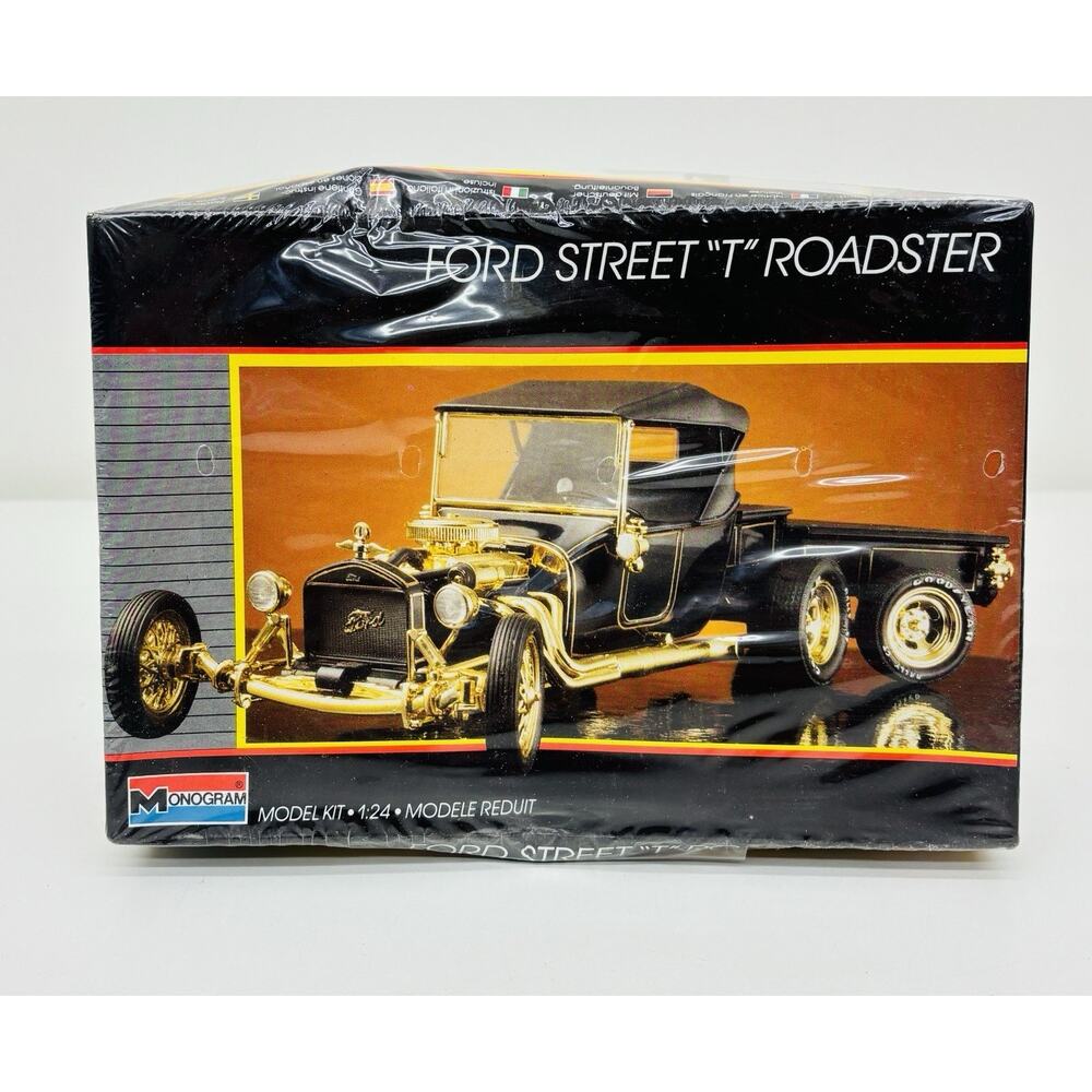 Monogram Ford Street "T" Roadster 1:24 Plastic Model Kit 2741 New Sealed